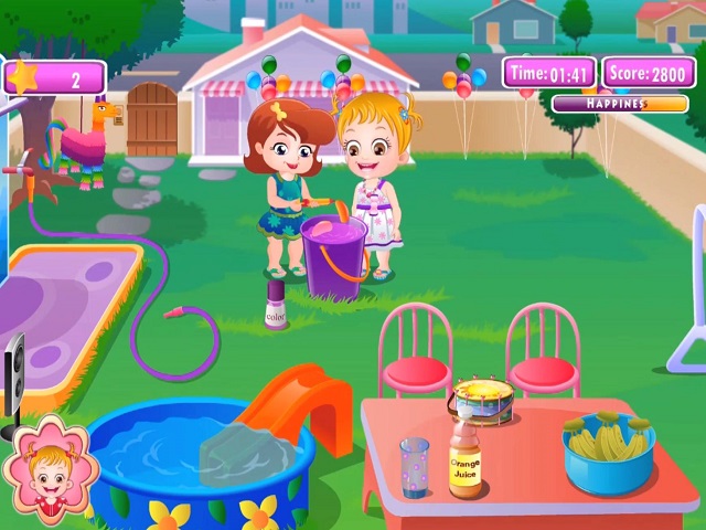 BABY HAZEL BACKYARD PARTY jogo online no JogosJogos.com